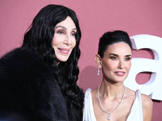 Cap d Antibes - amfAR Gala Cannes 2024 - In the photo: Cher and Demi Moore  Copyright: xSimonexComix xipa-agency.netx xPoolxPhotoxEventsx03x IPA_Agency_IPA46452551
