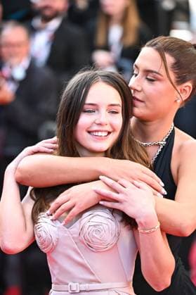May 23, 2024, Cannes, Cannes, France: MALLORY WANECQUE and ADoËÜLE EXARCHOPOULOS attend the L Amour Ouf (Beating Hearts) Red Carpet at the 77th annual Cannes Film Festival at Palais des Festivals on May 23, 2024 in Cannes, France. Cannes France - ZUMAk160 20240523_zip_k160_021 Copyright: xStefanosxKyriazisx