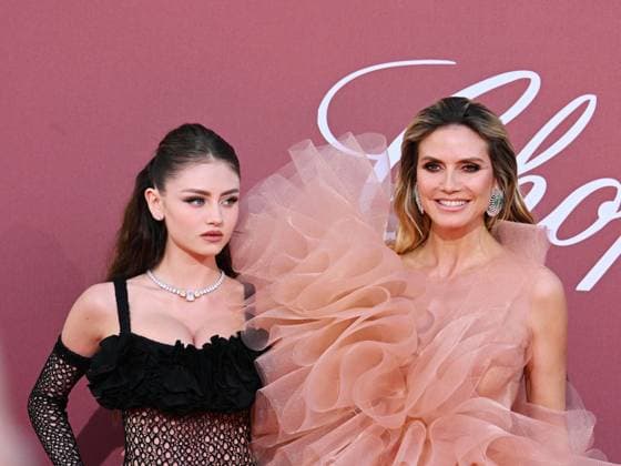 Cap d Antibes - amfAR Gala Cannes 2024 Cap d Antibes - amfAR Gala Cannes 2024 - In the photo: Heidi Klum and Leni Klum Cannes France  Copyright: xIPA ABACAx
