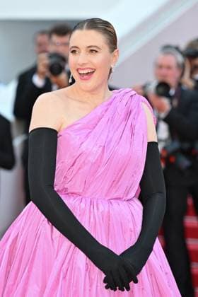 Cannes L Amour Ouf? Red Carpet NG Greta Gerwig attending the ?L Amour Ouf? (Beating Hearts) Screening and Red Carpet at Palais Des Festivals in Cannes, France on May 23 2024 as part of the 77th Cannes Film Festival. Photo by Nicolas Genin ABACAPRESS.COM Cannes France  Copyright: xGeninxNicolas ABACAx