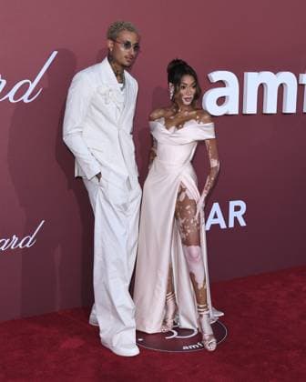 Cap d Antibes, 30th amfAR gala Cannes In the photo: Kyle Kuzma, Winnie Harlow  Copyright: xAlbertoxTerenghix xipa-agency.nex xPoolxPhotoxEventsx03x IPA_Agency_IPA46454429