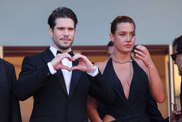Cannes - L Amour Ouf (Beating Hearts) Red Carpet Adele Exarchopoulos, Francois Civil attend the L Amour Ouf (Beating Hearts) Red Carpet at the 77th annual Cannes Film Festival at Palais des Festivals on May 23, 2024 in Cannes, France. Photo by ShootPix ABACAPRESS.COM Cannes France  Copyright: xShootPix ABACAx