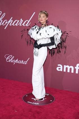 Elsa Hosk at the Amfar Gala on 23 05 2024 as part of the 77 Film Festival in Cannes Cannes Film Festival 2024 Amfar Gala