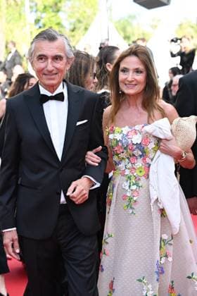 77eme Festival International du Film de Cannes Marche du film LAmour Fou Festival de Cannes 2024 77e Ã dition montee Lamour Ouf Philippe Douste Blazy et sa femme 305439 2024 05 23  Copyright: xLionelxGuericolas MPPx STAR_305439_272