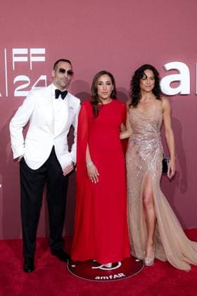 Photocall of the l?amfAR 2024 Gala at l?HÃ tel du Cap Eden Roc, during the 77th Cannes International Film Festival Mohammed Al Turki, Jumana Al Rashed, Michelle Rodriguez Photocall of the l?amfAR 2024 Gala at l?HÃ tel du Cap Eden Roc, Antibes, during the 77th Cannes International Film Festival On May 23th 2024 in Cap d Antibes, France Moreau Jacovides Bestimage Celebs attending amfAR Gala Cannes 2024 at Hotel du Cap Eden Roc, during the 77th Cannes International Film Festival On May 23th 2024 in Cap d Antibes, France Cap d Antibes France  Copyright: xJACOVIDES-MOREAUx xBESTIMAGExJACOVIDES-MOREAUx xBESTIMAGEx