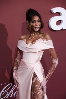 Cannes - amfAR Gala Winnie Harlow attends the amfAR Cannes Gala 30th edition presented by Chopard and Red Sea International Film Festival at Hotel du Cap-Eden-Roc on May 23, 2024 in Cap d Antibes, France. Photo by Marco Piovanotto ABACAPRESS.COM Cap d Antibes France  Copyright: xPiovanottoxMarco ABACAx