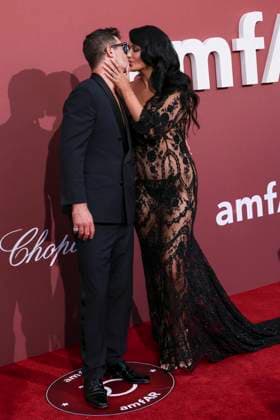 Cannes - amfAR Gala Robin Thicke, April Love Geary attends the amfAR Cannes Gala 30th edition presented by Chopard and Red Sea International Film Festival at Hotel du Cap-Eden-Roc on May 23, 2024 in Cap d Antibes, France. Photo by Marco Piovanotto ABACAPRESS.COM Cap d Antibes France  Copyright: xPiovanottoxMarco ABACAx