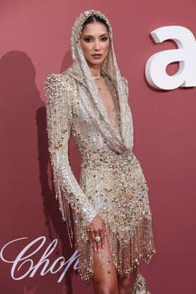 Cannes - amfAR Gala Thayna Soares attends the amfAR Cannes Gala 30th edition presented by Chopard and Red Sea International Film Festival at Hotel du Cap-Eden-Roc on May 23, 2024 in Cap d Antibes, France. Photo by Marco Piovanotto ABACAPRESS.COM Cap d Antibes France  Copyright: xPiovanottoxMarco ABACAx