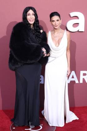 May 23, 2024, Cannes, France: Cher and Demi Moore attends the amfAR Cannes Gala 30th edition Presented by Chopard and Red Sea International Film Festival at Hotel du Cap-Eden-Roc on May 23, 2024 in Cap d Antibes, France.. Phoro: imageSPACE Cannes France - ZUMAs181 20240523_zea_s181_258 Copyright: xDGPx