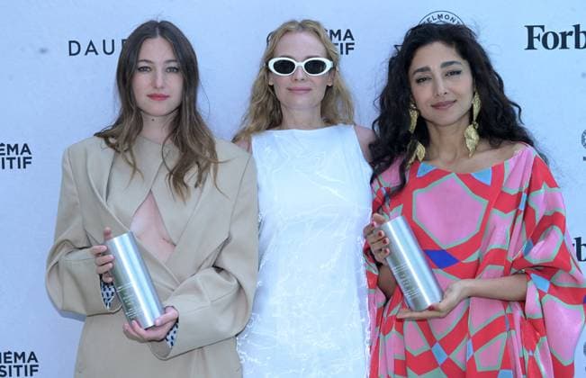Remise du prix Human Prize dans le cadre de la semaine du cinÃ ma positif lors du 77eme Festival International du Film de Cannes Camille Etienne, Diane Kruger, Golshifteh Farahani Remise du prix Human Prize dans le cadre de la semaine du cinÃ ma positif lors du 77eme Festival International du Film de Cannes le 23 mai 2024 Rachid Bellak Bestimage Presentation of the Human Prize as part of the positive cinema week during the 77th Cannes International Film Festival on May 23, 2024 Rachid Bellak Bestimage Cannes France  Copyright: xRACHIDxBELLAKx xBESTIMAGExRACHIDxBELLAKx xBESTIMAGEx