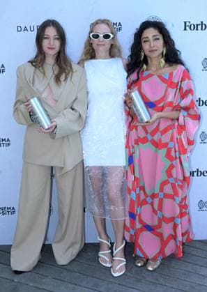 Remise du prix Human Prize dans le cadre de la semaine du cinÃ ma positif lors du 77eme Festival International du Film de Cannes Camille Etienne, Diane Kruger, Golshifteh Farahani Remise du prix Human Prize dans le cadre de la semaine du cinÃ ma positif lors du 77eme Festival International du Film de Cannes le 23 mai 2024 Rachid Bellak Bestimage Presentation of the Human Prize as part of the positive cinema week during the 77th Cannes International Film Festival on May 23, 2024 Rachid Bellak Bestimage Cannes France  Copyright: xRACHIDxBELLAKx xBESTIMAGExRACHIDxBELLAKx xBESTIMAGEx