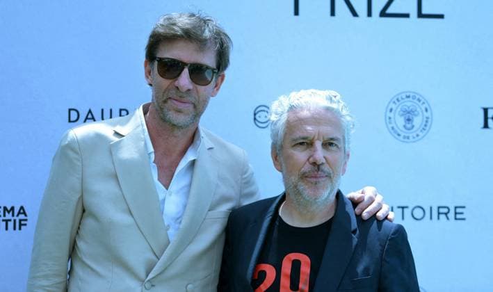 Remise du prix Human Prize dans le cadre de la semaine du cinÃ ma positif lors du 77eme Festival International du Film de Cannes Dominique Busso, Philippe Vandel Remise du prix Human Prize dans le cadre de la semaine du cinÃ ma positif lors du 77eme Festival International du Film de Cannes le 23 mai 2024 Rachid Bellak Bestimage Presentation of the Human Prize as part of the positive cinema week during the 77th Cannes International Film Festival on May 23, 2024 Rachid Bellak Bestimage Cannes France  Copyright: xRACHIDxBELLAKx xBESTIMAGExRACHIDxBELLAKx xBESTIMAGEx
