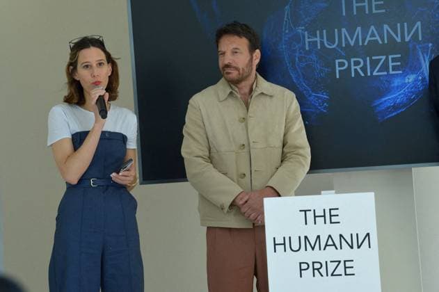 Remise du prix Human Prize dans le cadre de la semaine du cinÃ ma positif lors du 77eme Festival International du Film de Cannes guest, Samuel Le Bihan Remise du prix Human Prize dans le cadre de la semaine du cinÃ ma positif lors du 77eme Festival International du Film de Cannes le 23 mai 2024 Rachid Bellak Bestimage Presentation of the Human Prize as part of the positive cinema week during the 77th Cannes International Film Festival on May 23, 2024 Rachid Bellak Bestimage Cannes France  Copyright: xRACHIDxBELLAKx xBESTIMAGExRACHIDxBELLAKx xBESTIMAGEx