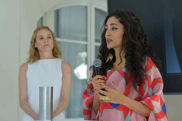 Remise du prix Human Prize dans le cadre de la semaine du cinÃ ma positif lors du 77eme Festival International du Film de Cannes Diane Kruger, Golshifteh Farahani Remise du prix Human Prize dans le cadre de la semaine du cinÃ ma positif lors du 77eme Festival International du Film de Cannes le 23 mai 2024 Rachid Bellak Bestimage Presentation of the Human Prize as part of the positive cinema week during the 77th Cannes International Film Festival on May 23, 2024 Rachid Bellak Bestimage Cannes France  Copyright: xRACHIDxBELLAKx xBESTIMAGExRACHIDxBELLAKx xBESTIMAGEx