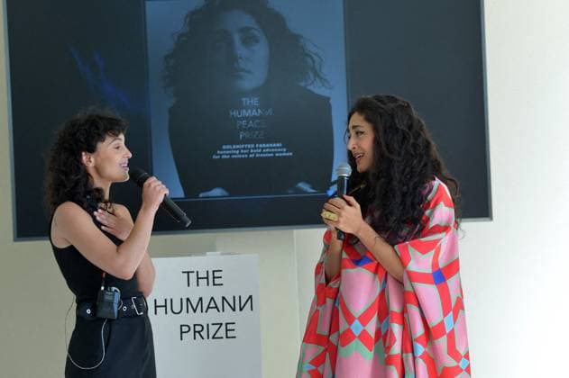 Remise du prix Human Prize dans le cadre de la semaine du cinÃ ma positif lors du 77eme Festival International du Film de Cannes Barbara Pravi, Golshifteh Farahani Remise du prix Human Prize dans le cadre de la semaine du cinÃ ma positif lors du 77eme Festival International du Film de Cannes le 23 mai 2024 Rachid Bellak Bestimage Presentation of the Human Prize as part of the positive cinema week during the 77th Cannes International Film Festival on May 23, 2024 Rachid Bellak Bestimage Cannes France  Copyright: xRACHIDxBELLAKx xBESTIMAGExRACHIDxBELLAKx xBESTIMAGEx