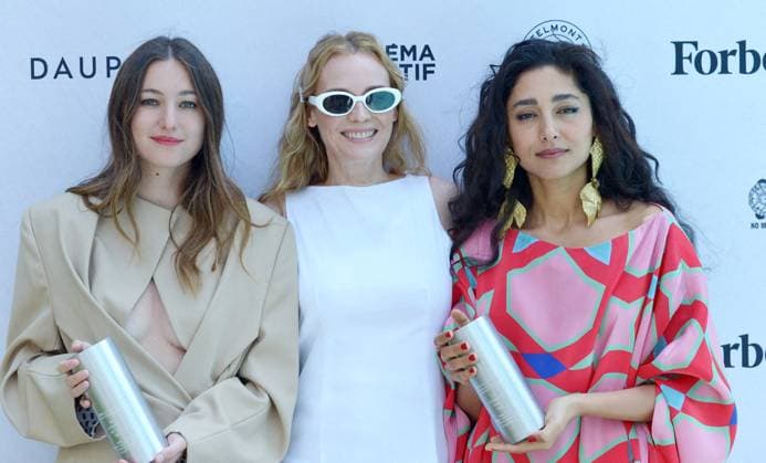 Remise du prix Human Prize dans le cadre de la semaine du cinÃ ma positif lors du 77eme Festival International du Film de Cannes Camille Etienne, Diane Kruger, Golshifteh Farahani Remise du prix Human Prize dans le cadre de la semaine du cinÃ ma positif lors du 77eme Festival International du Film de Cannes le 23 mai 2024 Rachid Bellak Bestimage Presentation of the Human Prize as part of the positive cinema week during the 77th Cannes International Film Festival on May 23, 2024 Rachid Bellak Bestimage Cannes France  Copyright: xRACHIDxBELLAKx xBESTIMAGExRACHIDxBELLAKx xBESTIMAGEx