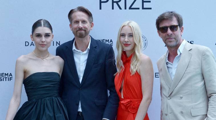 Remise du prix Human Prize dans le cadre de la semaine du cinÃ ma positif lors du 77eme Festival International du Film de Cannes guest Remise du prix Human Prize dans le cadre de la semaine du cinÃ ma positif lors du 77eme Festival International du Film de Cannes le 23 mai 2024 Rachid Bellak Bestimage Presentation of the Human Prize as part of the positive cinema week during the 77th Cannes International Film Festival on May 23, 2024 Rachid Bellak Bestimage Cannes France  Copyright: xRACHIDxBELLAKx xBESTIMAGExRACHIDxBELLAKx xBESTIMAGEx