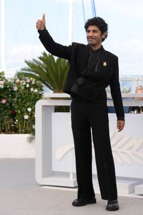 CANNES, FRANCE MAY 24 G D Hridhu HAROON, actor, during the photocall of the film All we imagine as light in competition at the 77th Cannes Film Festival at the Palais des Festivals on May 24, 2024 in Cannes, France CINEMA 77eme Festival de Cannes Photocall 24 05 2024 ValentinaClaret Panoramic 