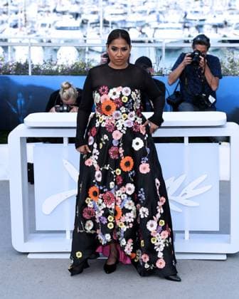 Cannes, 77th Cannes Film Festival 2024 Photocall film All We Imagine As Light In the photo: Chhaya Kadam  Copyright: xAlbertoxTerenghix xipa-agency.nex xPoolxPhotoxEventsx03x IPA_Agency_IPA46477243