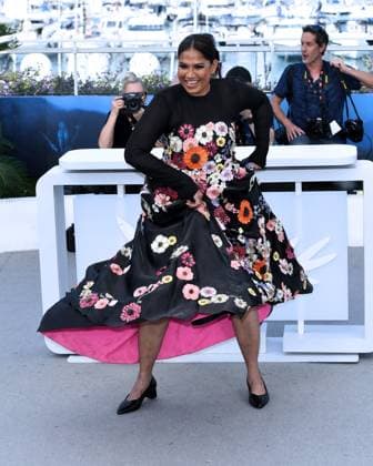 Cannes, 77th Cannes Film Festival 2024 Photocall film All We Imagine As Light In the photo: Chhaya Kadam  Copyright: xAlbertoxTerenghix xipa-agency.nex xPoolxPhotoxEventsx03x IPA_Agency_IPA46477280