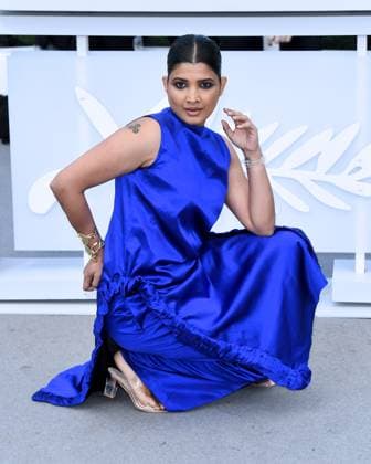 Cannes, 77th Cannes Film Festival 2024 Photocall film All We Imagine As Light In the photo: Divya Prabha  Copyright: xAlbertoxTerenghix xipa-agency.nex xPoolxPhotoxEventsx03x IPA_Agency_IPA46477299