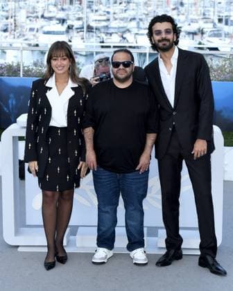 Cannes, 77th Cannes Film Festival 2024 Photocall film Norah In the photo: Maria Bahrawi, Tawfik Alzaidi, Yagoub Alfarhan  Copyright: xAlbertoxTerenghix xipa-agency.nex xPoolxPhotoxEventsx03x IPA_Agency_IPA46477512