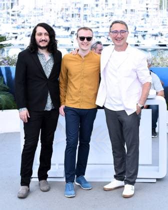 Cannes, 77th Cannes Film Festival 2024 Photocall film Nasty - More than Just Tennis In the photo: Tudor Giurgiu, Cristian Pascariu, Tudor D. Popescu  Copyright: xAlbertoxTerenghix xipa-agency.nex xPoolxPhotoxEventsx03x IPA_Agency_IPA46477789