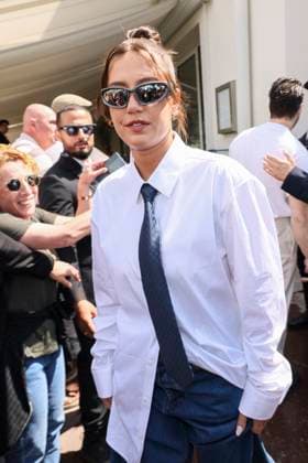 Cannes - Adele Exarchopoulos At The Martinez Adele Exarchopoulos is spotted at Hotel Martinez during 77th Film Festival of Cannes, on May 24, 2024 in Cannes, France. Photo by Marco Piovanotto ABACAPRESS.COM Cannes France  Copyright: xPiovanottoxMarco ABACAx