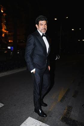 Milan, Italy: Cannes, Arrivals at the Michael Kors Party during the Festival de Cannes. In the photo: Pierfrancesco Favino arrives Michael Kors party Milan Italy  - ZUMAp169 20240524_zea_p169_550 Copyright: xAlessandroxBremecx