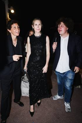 Milan, Italy: Cannes, Arrivals at the Michael Kors Party during the Festival de Cannes. Pictured: Kelly Rutherford arrives Michael Kors party Milan Italy  - ZUMAp169 20240524_zea_p169_554 Copyright: xAlessandroxBremecx