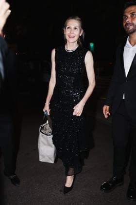 Milan, Italy: Cannes, Arrivals at the Michael Kors Party during the Festival de Cannes. Pictured: Kelly Rutherford arrives Michael Kors party Milan Italy  - ZUMAp169 20240524_zea_p169_558 Copyright: xAlessandroxBremecx
