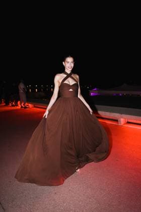 Milan, Italy: Cannes, Arrivals at the Michael Kors Party during the Festival de Cannes. In the photo: Lea Elui arrives Michael Kors party Milan Italy  - ZUMAp169 20240524_zea_p169_559 Copyright: xAlessandroxBremecx