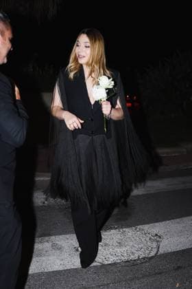 Milan, Italy: Cannes, Arrivals at the Michael Kors Party during the Festival de Cannes. In the photo: Santa Cotta arrives Michael Kors party Milan Italy  - ZUMAp169 20240524_zea_p169_562 Copyright: xAlessandroxBremecx