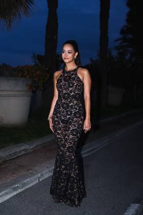 Milan, Italy: Cannes, Arrivals at the Michael Kors Party during the Festival de Cannes. In the photo: Lo na Mahfouf arrives Michael Kors party Milan Italy  - ZUMAp169 20240524_zea_p169_590 Copyright: xAlessandroxBremecx