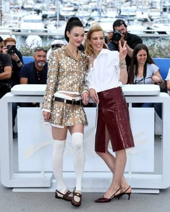 Cannes, 77th Cannes Film Festival 2024 Photocall film: Niki In the photo: Charlotte Le Bon, Celine Sallette  Copyright: xAlbertoxTerenghix xipa-agency.nex xPoolxPhotoxEventsx03x IPA_Agency_IPA46481872