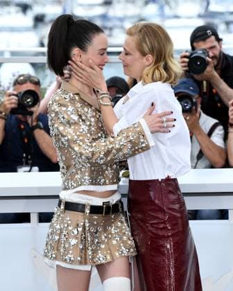 Cannes, 77th Cannes Film Festival 2024 Photocall film: Niki In the photo: Charlotte Le Bon, Celine Sallette  Copyright: xAlbertoxTerenghix xipa-agency.nex xPoolxPhotoxEventsx03x IPA_Agency_IPA46481890