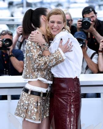 Cannes, 77th Cannes Film Festival 2024 Photocall film: Niki In the photo: Charlotte Le Bon, Celine Sallette  Copyright: xAlbertoxTerenghix xipa-agency.nex xPoolxPhotoxEventsx03x IPA_Agency_IPA46481896