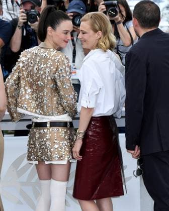 Cannes, 77th Cannes Film Festival 2024 Photocall film: Niki In the photo: Charlotte Le Bon, Celine Sallette  Copyright: xAlbertoxTerenghix xipa-agency.nex xPoolxPhotoxEventsx03x IPA_Agency_IPA46481927