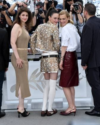 Cannes, 77th Cannes Film Festival 2024 Photocall film: Niki In the photo: Charlotte Le Bon, Celine Sallette, Judith Chemla  Copyright: xAlbertoxTerenghix xipa-agency.nex xPoolxPhotoxEventsx03x IPA_Agency_IPA46481947