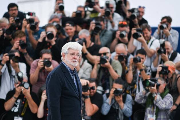 Cannes George Lucas Photocall George Lucas attending the Palme D Or D Honneur : George Lucas Photocall as part of the 77th Cannes International Film Festival in Cannes, France on May 24, 2024. Photo by Aurore Marechal ABACAPRESS.COM Cannes France  Copyright: xMarechalxAurore ABACAx
