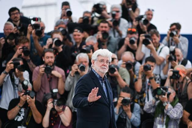 Cannes George Lucas Photocall George Lucas attending the Palme D Or D Honneur : George Lucas Photocall as part of the 77th Cannes International Film Festival in Cannes, France on May 24, 2024. Photo by Aurore Marechal ABACAPRESS.COM Cannes France  Copyright: xMarechalxAurore ABACAx