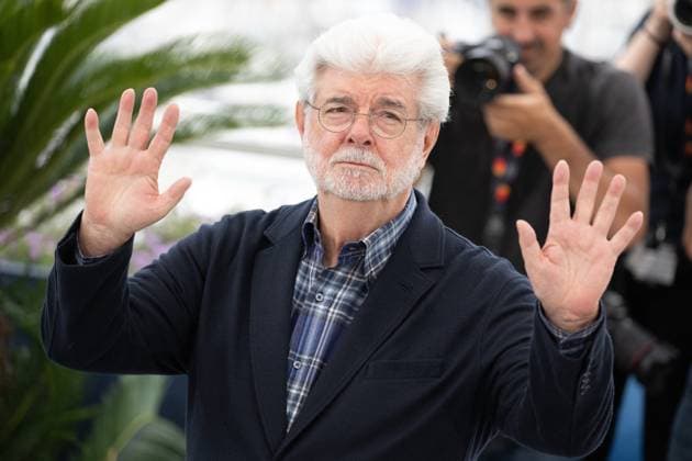 Annual Cannes Film Festival - George Lucas Photocall - Cannes DN George Lucas attends a photocall as he is awarded the Palm D Or D Honneur at the 77th annual Cannes Film Festival at Palais des Festivals on May 24, 2024 in Cannes, France. Photo by David NIVIERE ABACAPRESS.COM CANNES France  Copyright: xNivierexDavid ABACAPRESS.COMx