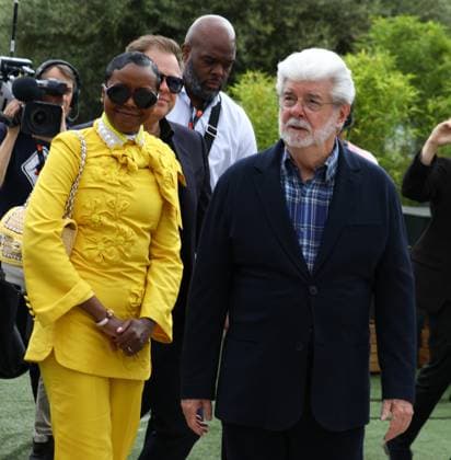 May 24, 2024, Cannes, Cote D azur, France: GEORGE LUCAS poses during a photocall as he is a recipient of the Honorary Palme d Or at the 77th Annual Cannes Film Festival at Palais des Festivals in Cannes, France Cannes France - ZUMAc179 20240524_zep_c179_016 Copyright: xMickaelxChavetx