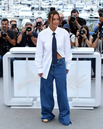 Cannes, France: Cannes, 77th Cannes Film Festival 2024 Photocall film: Ã¢â‚¬oeL Amour Ouf (Beating Hearts) In the photo: AdoÂ¨le Exarchopoulos Cannes France  - ZUMAp169 20240524_zea_p169_638 Copyright: xAlbertoxTerenghix