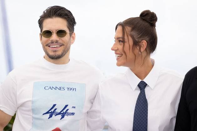 Cannes - L Amour Ouf Photocall Francois Civil, Adele Exarchopoulos attend the L Amour Ouf (Beating Hearts) Photocall at the 77th annual Cannes Film Festival at Palais des Festivals on May 24, 2024 in Cannes, France. Photo by Shootpix ABACAPRESS.COM Cannes France  Copyright: xShootpix ABACAx