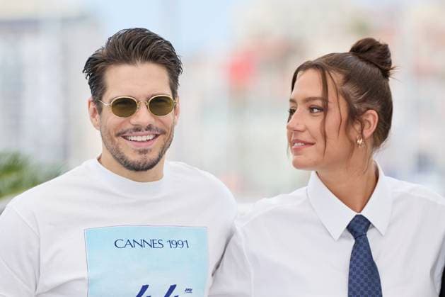Photocall of the movie LAmour Ouf Beating Hearts CompÃ tition during the 77th Cannes International Film Festival Francois Civil et Adele Exarchopoulos Photocall of the movie LAmour Ouf Beating Hearts CompÃ tition during the 77th Cannes International Film Festival May 14 25, 2024 , May 24, 2024 Moreau Jacovides Bestimage Photocall of the movie LAmour Ouf Beating Hearts Competition during the 77th Cannes International Film Festival May 14 25, 2024 , May 24, 2024 Cannes France  Copyright: xJACOVIDES-MOREAUx xBESTIMAGExJACOVIDES-MOREAUx xBESTIMAGEx
