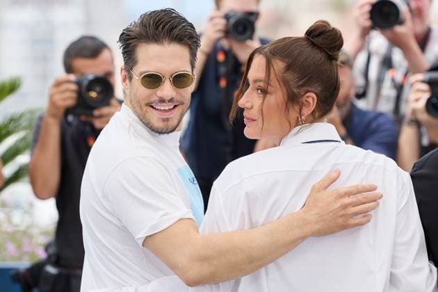 Photocall of the movie LAmour Ouf Beating Hearts CompÃ tition during the 77th Cannes International Film Festival Francois Civil et Adele Exarchopoulos Photocall of the movie LAmour Ouf Beating Hearts CompÃ tition during the 77th Cannes International Film Festival May 14 25, 2024 , May 24, 2024 Moreau Jacovides Bestimage Photocall of the movie LAmour Ouf Beating Hearts Competition during the 77th Cannes International Film Festival May 14 25, 2024 , May 24, 2024 Cannes France  Copyright: xJACOVIDES-MOREAUx xBESTIMAGExJACOVIDES-MOREAUx xBESTIMAGEx