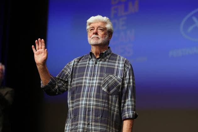 Cannes - Rendez-Vous With George Lucas George Lucas speaks on stage at rendez-vous with George Lucas at the 77th annual Cannes Film Festival at Palais des Festivals on May 24, 2024 in Cannes, France. Photo by JP PARIENTE Pool ABACAPRESS.COM Cannes France  Copyright: xABACAx