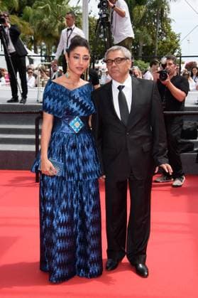 Cannes The Seed Of The Sacred Fig Red Carpet NG Mohammad Rasoulof and Golshifteh Farahani attending the ?The Seed Of The Sacred Fig? Screening and Red Carpet at Palais Des Festivals in Cannes, France on May 24 2024 as part of the 77th Cannes Film Festival. Photo by Nicolas Genin ABACAPRESS.COM Cannes France  Copyright: xGeninxNicolas ABACAx