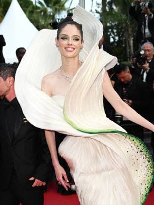 77th Cannes Film Festival 2024, Eleventh Evening. Red carpet film The Most Precious of Cargoes 77th Cannes Film Festival 2024, Eleventh Evening. Red carpet film The Most Precious of Cargoes . In the photo: Coco Rocha Cannes France  Copyright: xIPA ABACAx